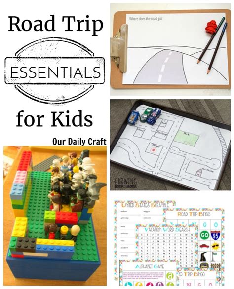 You And Your Kids Will Love These Road Trip Activities Our Daily Craft