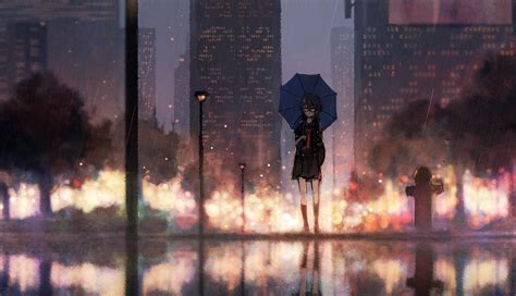 30 Anime Girl Night City Wallpaper Anime Wallpaper
