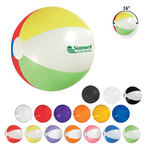 Inflatable Logoed Beach Balls With Logo