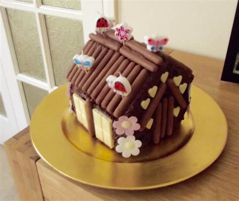 Maybe you would like to learn more about one of these? Birthday cake - log cabin | Log cake, Cake, Desserts