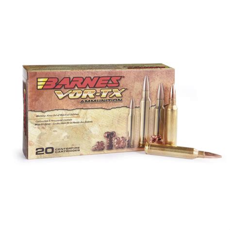 Barnes Vor Tx 7mm Remington Magnum Ttsx Bt 160 Grain 20 Rounds