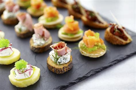 Bouchées apéritives petits fours et canapés nos meilleures recettes