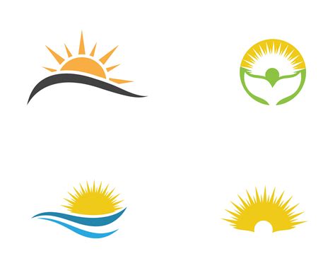 Sun Logo Vector Templates 584970 Vector Art At Vecteezy