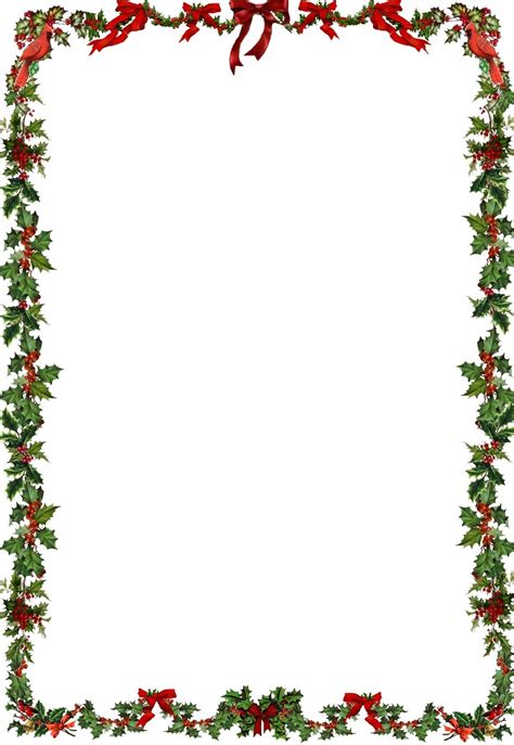 Ms Word Christmas Border Free Download On Clipartmag