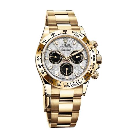 Rolex Cosmograph Daytona Ct Gold Meteorite Dial Watch Big