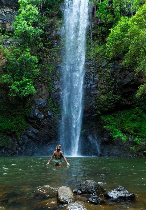 Secret Falls Kauai Hi Kauai Waterfall Secret Photography Outdoor