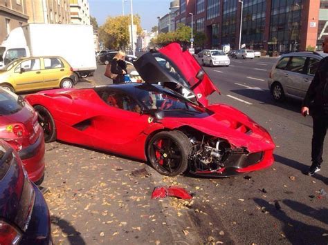 Laferrari Crashes In Budapest Gtspirit
