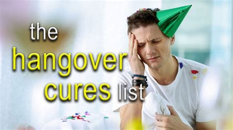 The Hangover Cures List Youtube
