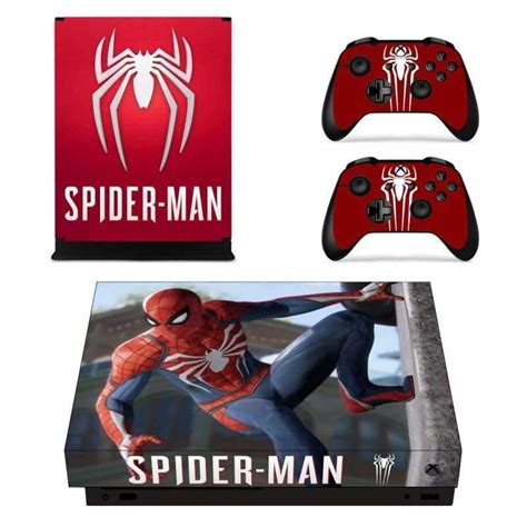 Spiderman Xbox One X Skin Sticker Cover