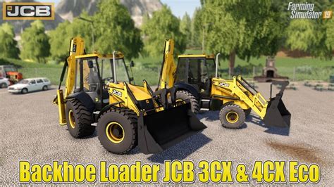 Backhoe Loader Jcb 3cx And 4cx Eco V10 For Fs19 By Chata