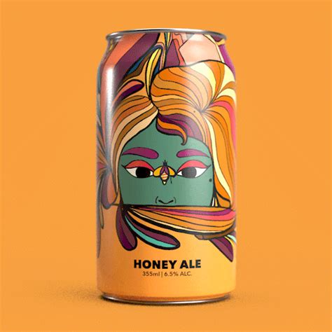 Illustrated Beers Cans Beer And Wine Package Inspiration Beer