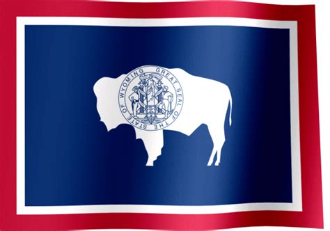 Flag Of Wyoming  All Waving Flags