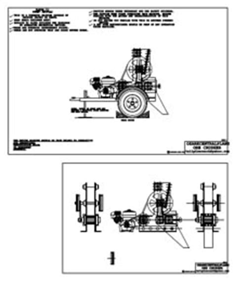 I had site that made crushers for very small operations in africa and such, they were operated by. gold silver ore crusher plans homemade DIY kit project