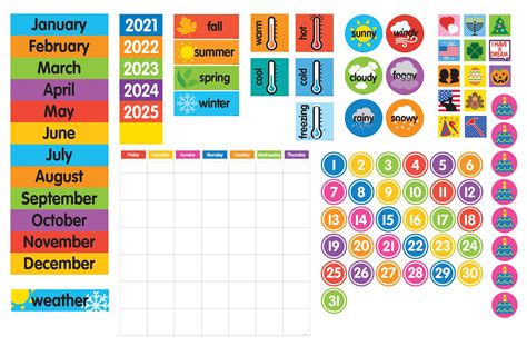 Giant Magnetic Calendar Set Dowling Magnets