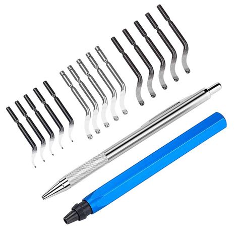 Bbt Shop 15pcs Deburring Tool Kit Deburring Cutters Set Rotary Deburr