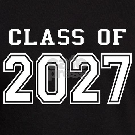 Class Of 2027 White Mens Classic T Shirt Class Of 2027 White Mens