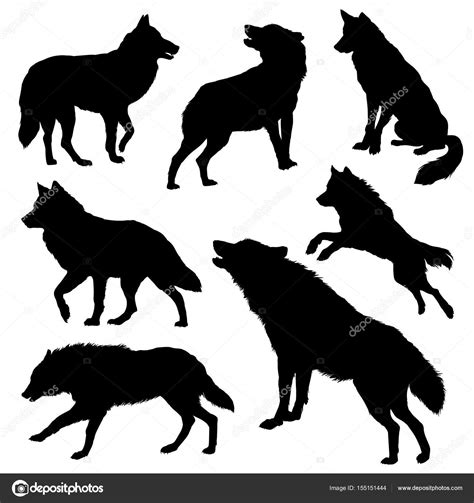 Wolf Silhouette At Getdrawings Free Download