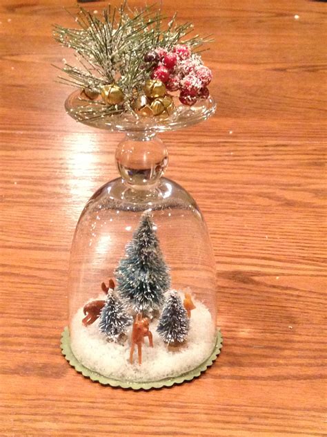 Diy Upside Down Wine Glass Christmas Decoration Tutorial For The Holidays