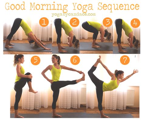 Good Morning Yoga Sequence Yogabycandace