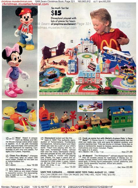 1989 Sears Christmas Book Page 321 Catalogs And Wishbooks