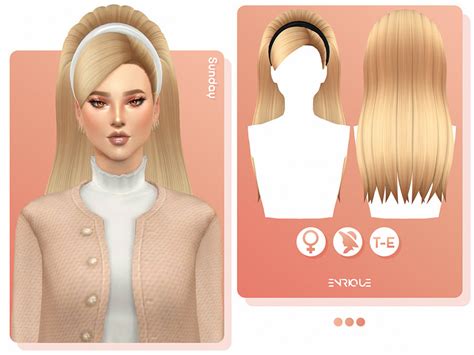 Sunday Hairstyle By Enriques4 At Tsr Sims 4 Updates