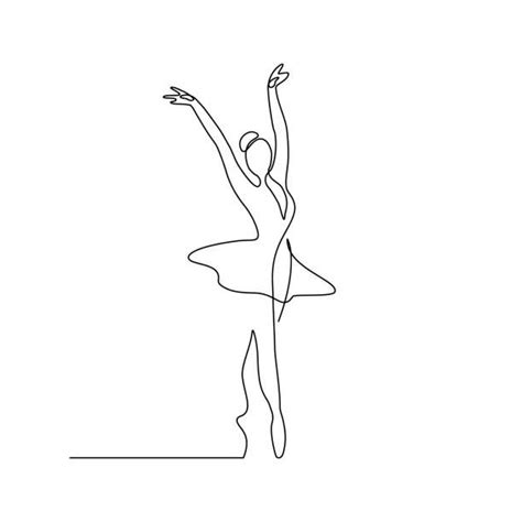 10772 Ballet Dancer Illustrations And Clip Art Istock In 2021 Line