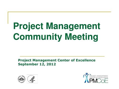 Ppt Project Management Community Meeting Powerpoint Presentation