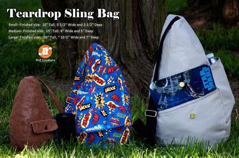 The Teardrop Sling Bag 3 Sizes Included Bags Bag Patterns To Sew
