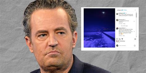 Matthew Perry’s Last Instagram Post Was A Haunting Photo Of Himself Relaxing In A Hot Tub The