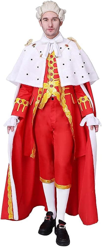 Musical Hamilton King George Washington Cosplay Costume Outfit Colonial