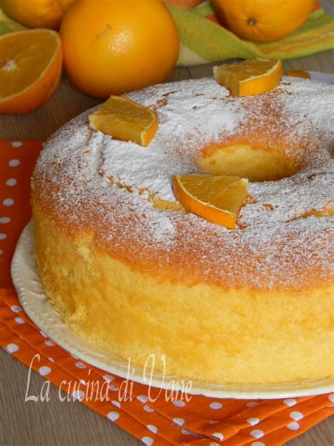 Chiffon Cake all'arancia