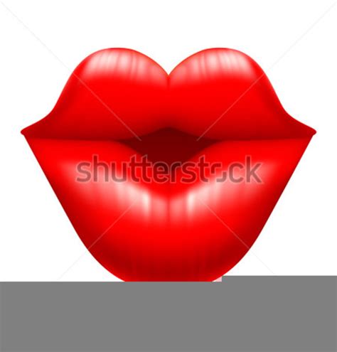Clip Art Of Puckered Lips