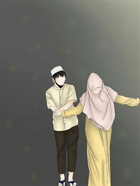 Animasi Couple Muslim