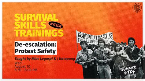 The Peoples Forum De Escalation Protest Safety With Mike Legaspi
