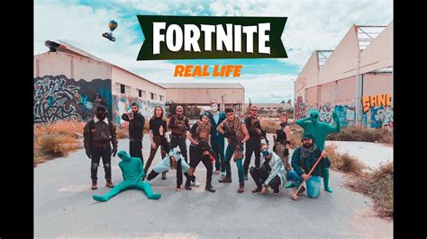Fortnite In Real Life Youtube