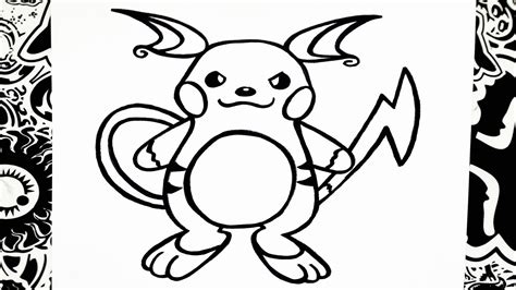 Las Mejores Dibujos Para Colorear De Raichu