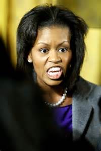 Image result for images of angry michelle obama
