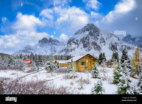 Mount Assiniboine Provincial Park British Columbia Canada Stock Photo