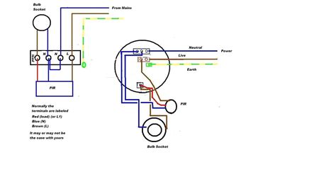 Wiring Diagram For Motion Sensor Light Schematic And Wiring Diagram