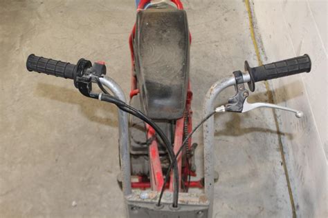 Old farm built 3 wheel mini bike tires hold wind frame is solid tecumseh h50 engine leaks fuel from carb due. Baja DB30 Doodlebug Mini Bike | Property Room