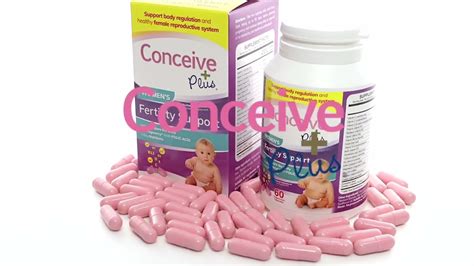 conceive plus fertility support womens prenatal fertility supplements youtube