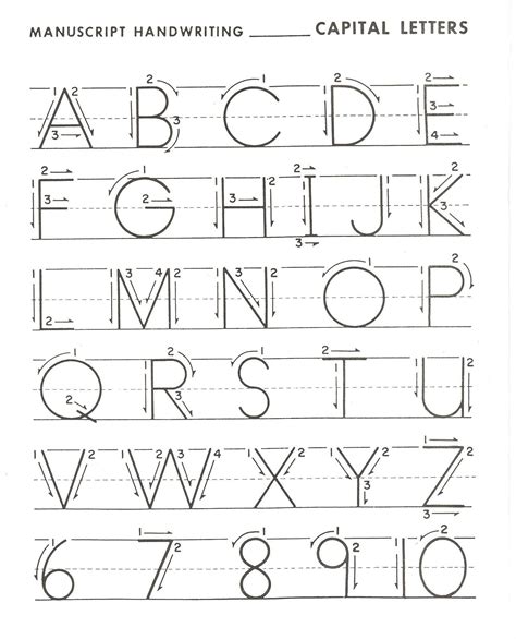 Writing capital letters worksheet