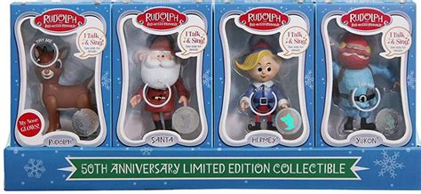 Buy Rudolph The Red Nosed Reindeer Talking Figure Set 50th Anniversary