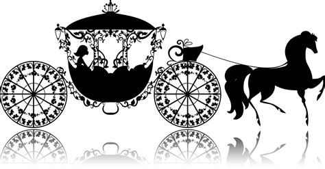 Cinderella Carriage Silhouette Png Png Image Collection