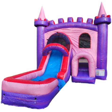 Princess Bounce House With Slide Wet The Waterslide Guys