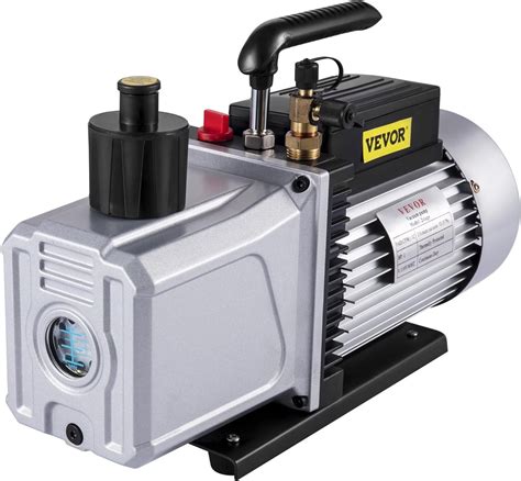 Vevor Vacuum Pump 12cfm 1 Hp Two Stage Air Conditioning Vacuum Pump 110v 02pa