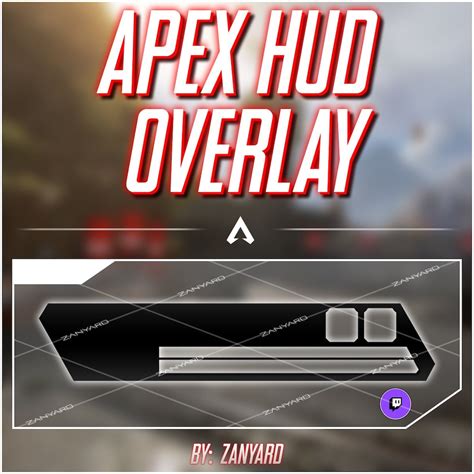 Customizable Apex Health Bar Hud Overlay Plate Etsy