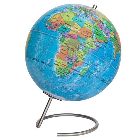Magneglobe 10 Inch Diameter Magnetic Globe Wmagnets Blue Desk Globe