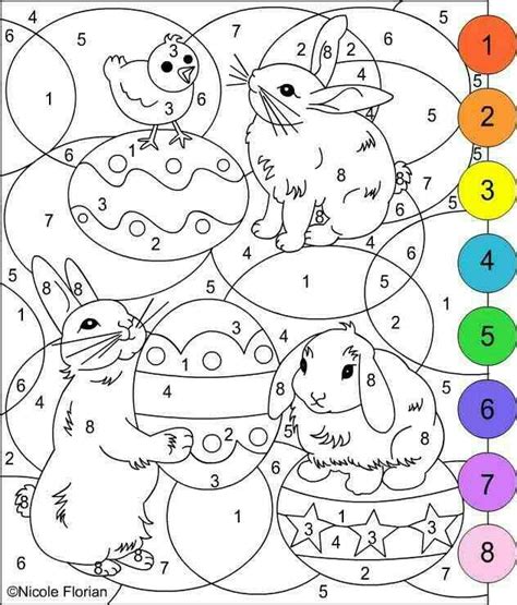 16 best Color by Number images on Pinterest | Color by numbers