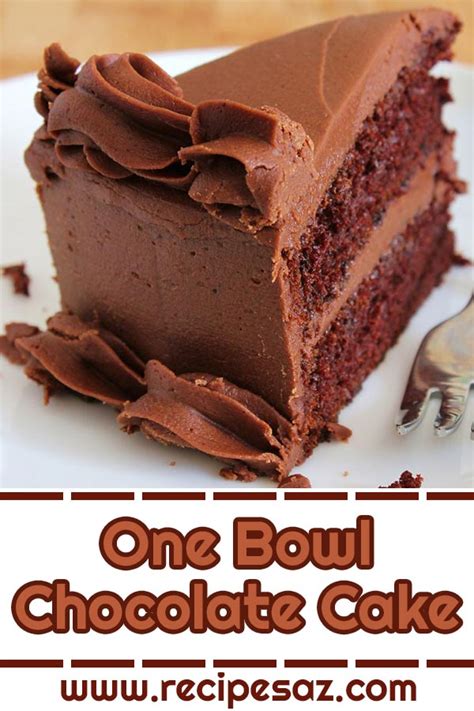 One Bowl Chocolate Cake Recipe Page 2 Of 2 Recipes A To Z